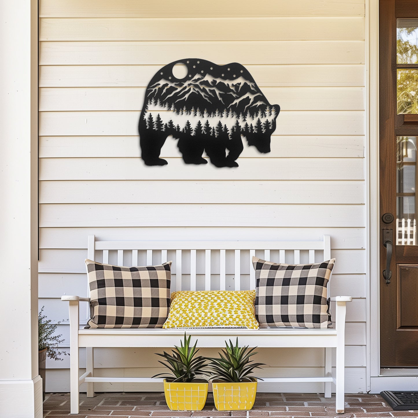 Bear Mountain Metal Wall Art