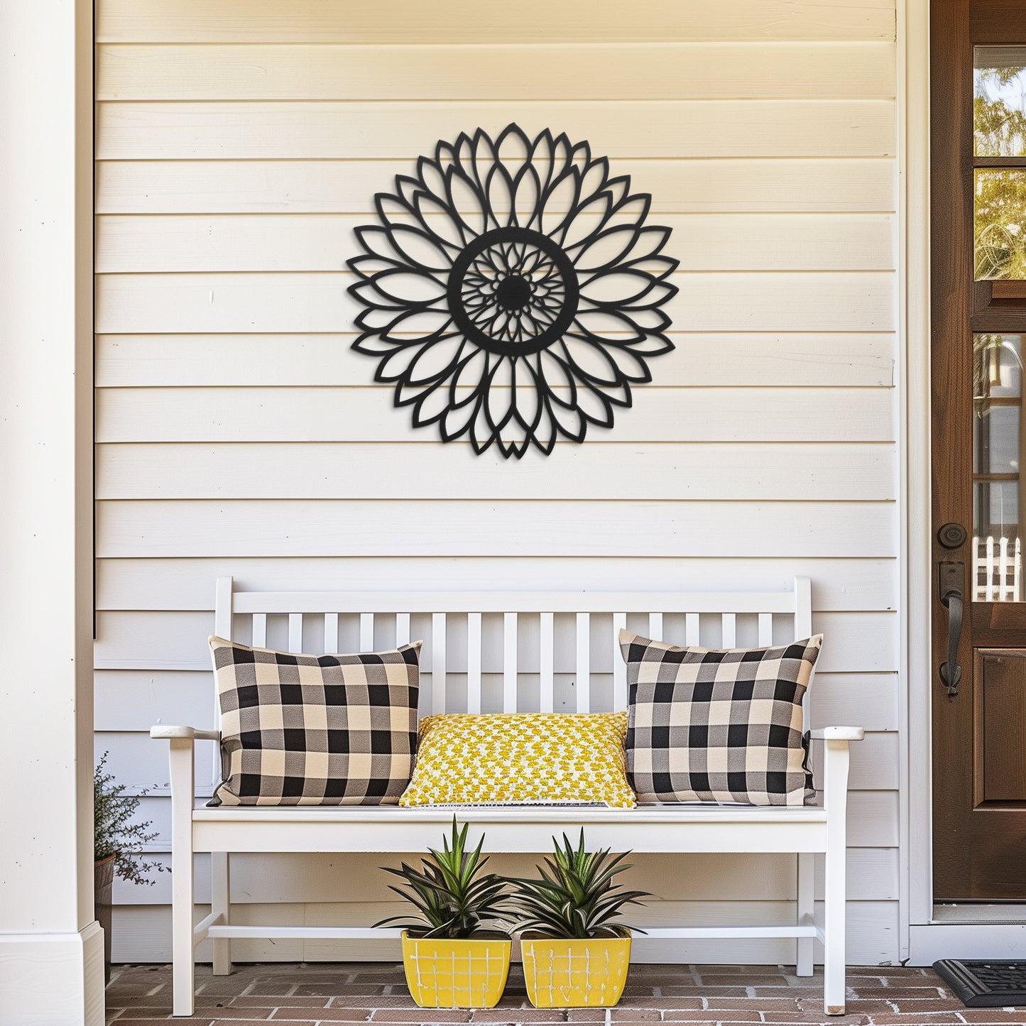 Sunflower Metal Wall Art