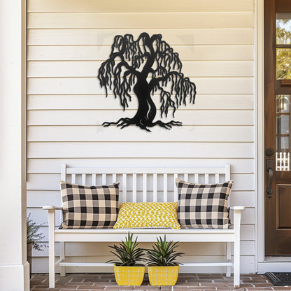 Willow Tree Metal Wall Art