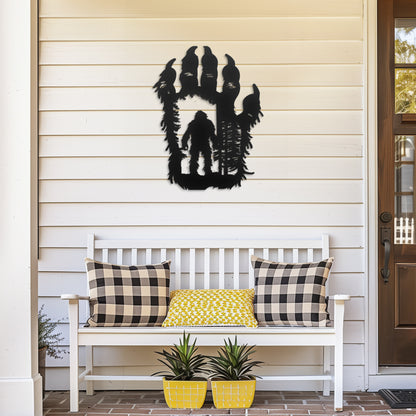 Big Foot Metal Wall Art