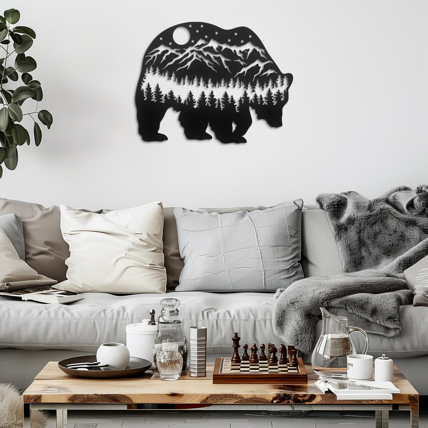 Bear Mountain Metal Wall Art