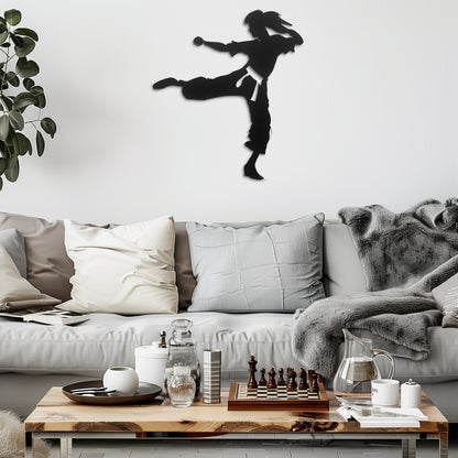 Karate Metal Wall Art