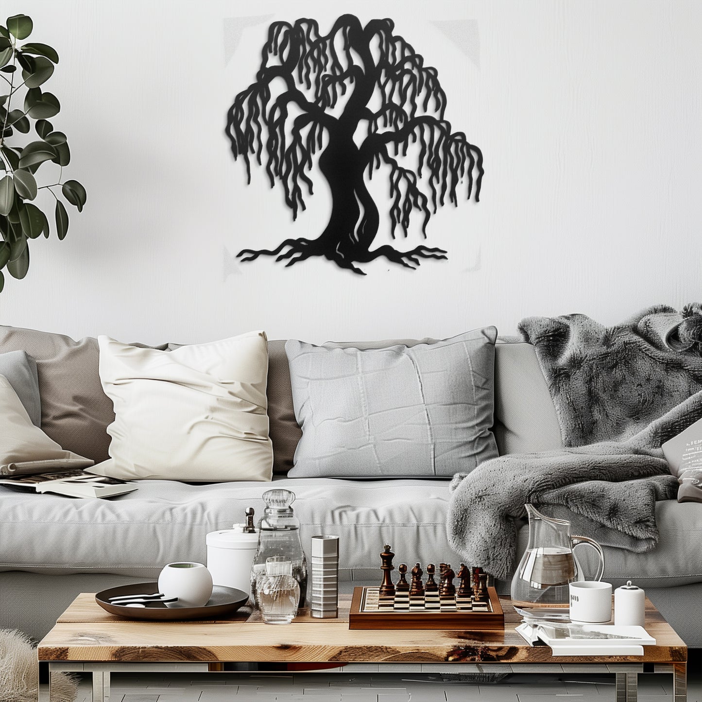 Willow Tree Metal Wall Art