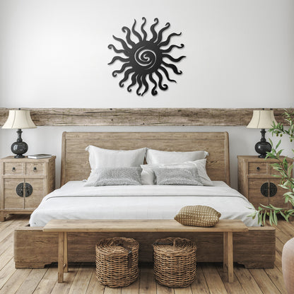 Wacky Sun Metal Wall Art