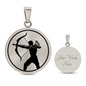 Custom Men's Archery Necklace