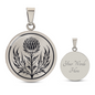 Custom Scottish Thistle Necklace
