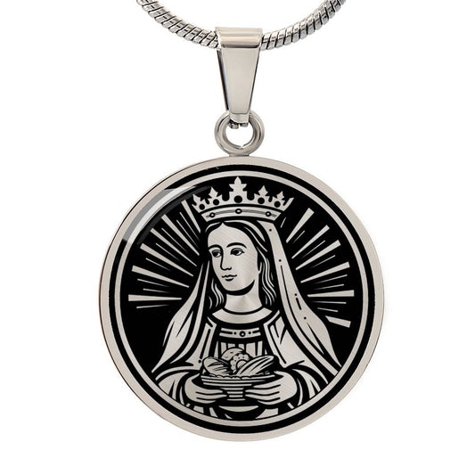 Custom St Elizabeth Of Hungary Necklace