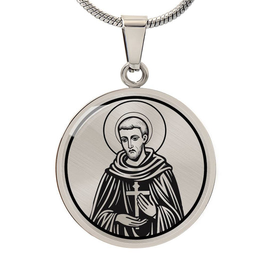 Custom St Peregrine Necklace
