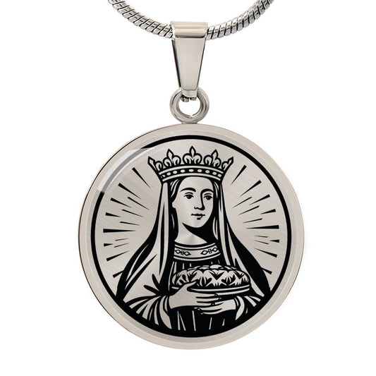 Custom St Elizabeth Of Hungary Necklace