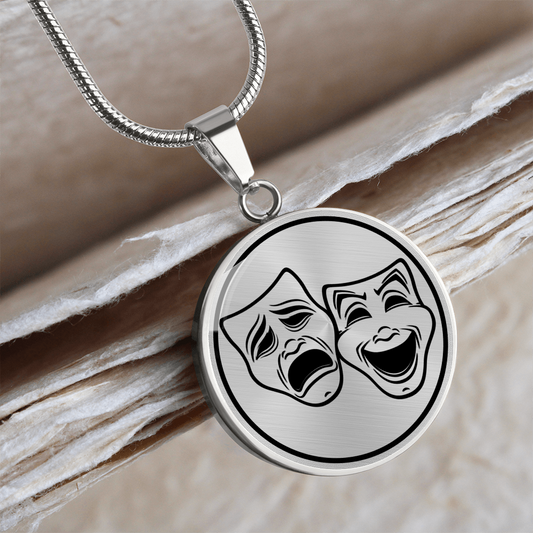 Custom Drama Mask Necklace