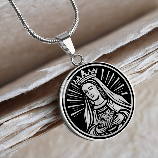 Custom St. Elizabeth Of Hungary Necklace