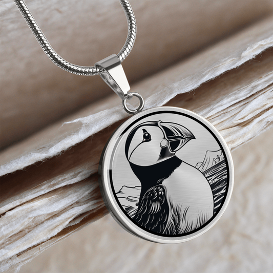 Custom Atlantic Puffin Necklace