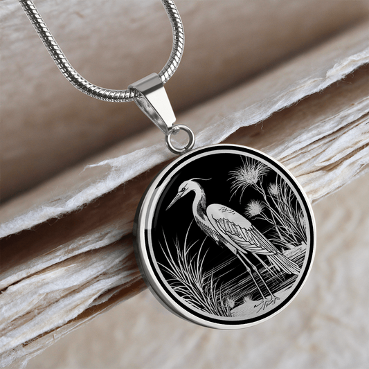 Custom Heron Necklace