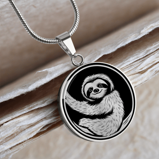 Custom Sloth Necklace