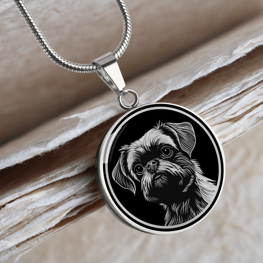 Custom Brussels Griffon Necklace