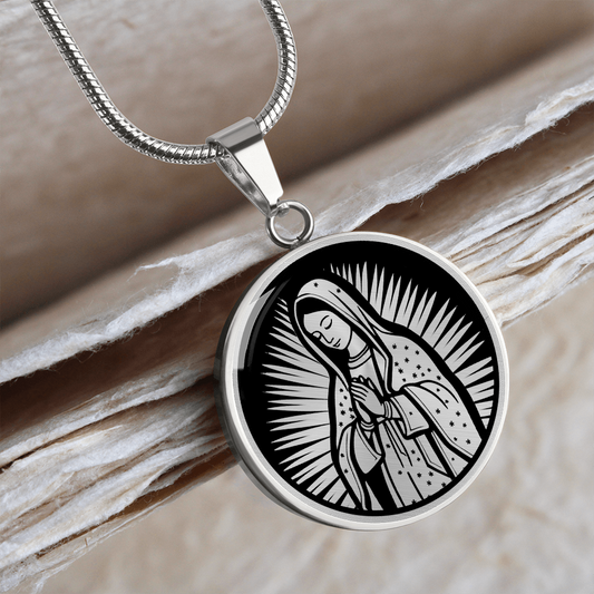 Custom Virgen De Guadalupe Necklace