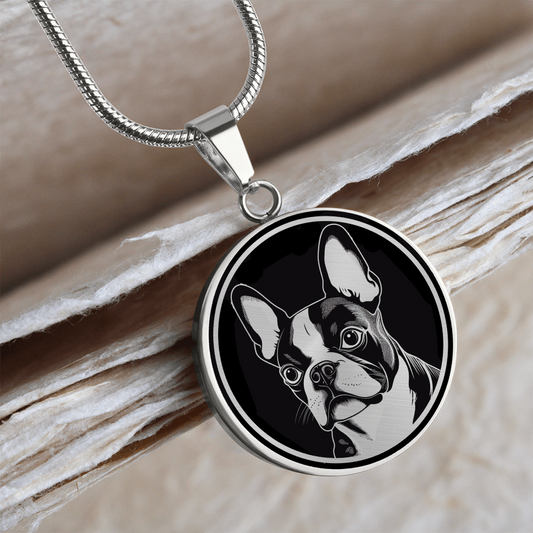 Custom Boston Terrier Necklace