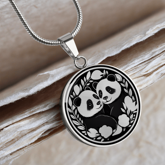 Custom Panda Bear Necklace