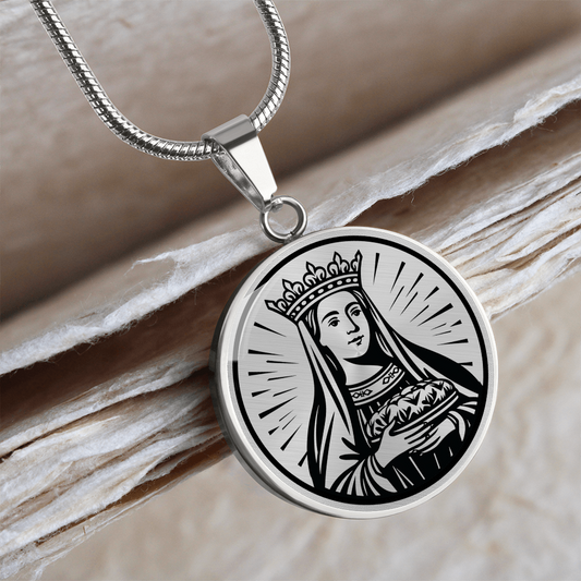 Custom St. Elizabeth Of Hungary Necklace