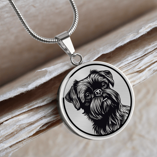 Custom Brussels Griffon Necklace