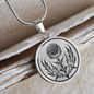 Custom Scottish Thistle Necklace
