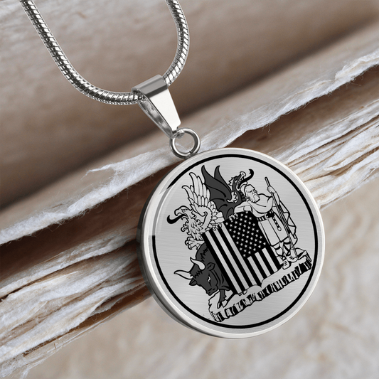 Custom Iceland Emblem Necklace