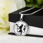 Custom Norway Lion Emblem Necklace