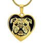 Custom English Bulldog Necklace