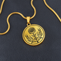 Custom Scottish Thistle Necklace
