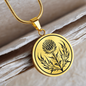 Custom Scottish Thistle Necklace