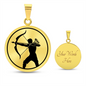 Custom Men's Archery Necklace