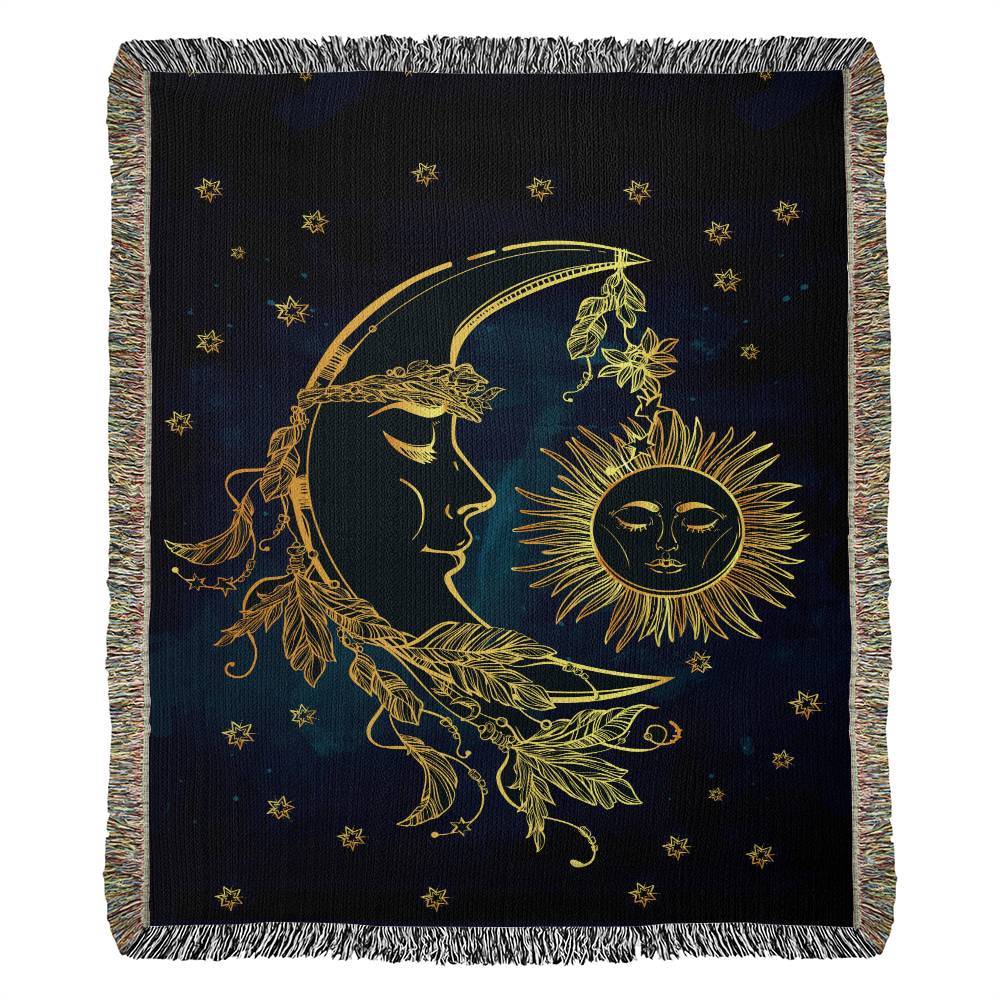 Sun & Moon Heirloom Woven Blanket