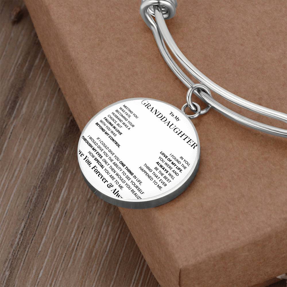 To My Granddaughter - Forever Love Necklace
