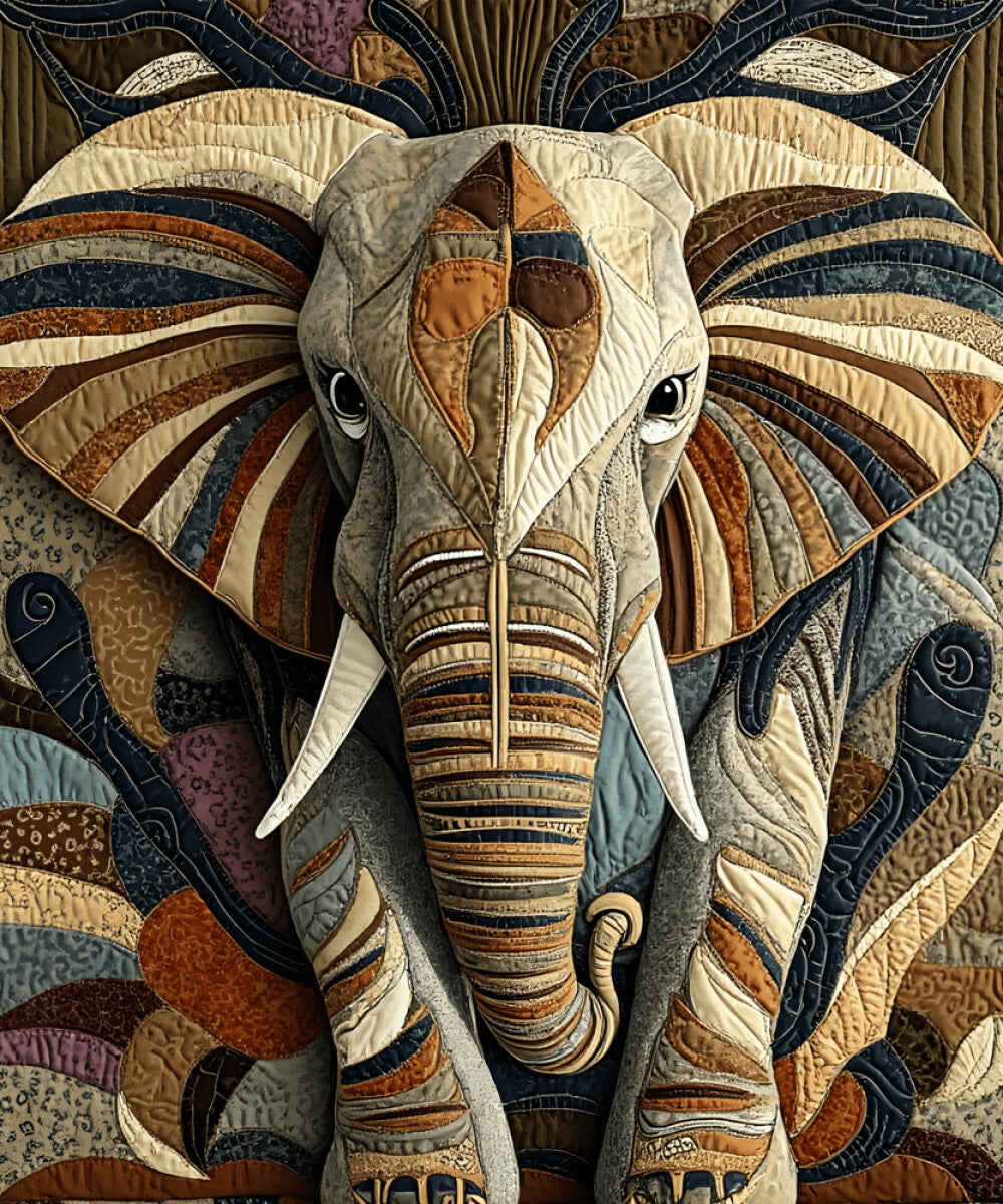 Bohemian Elephant Woven Blanket