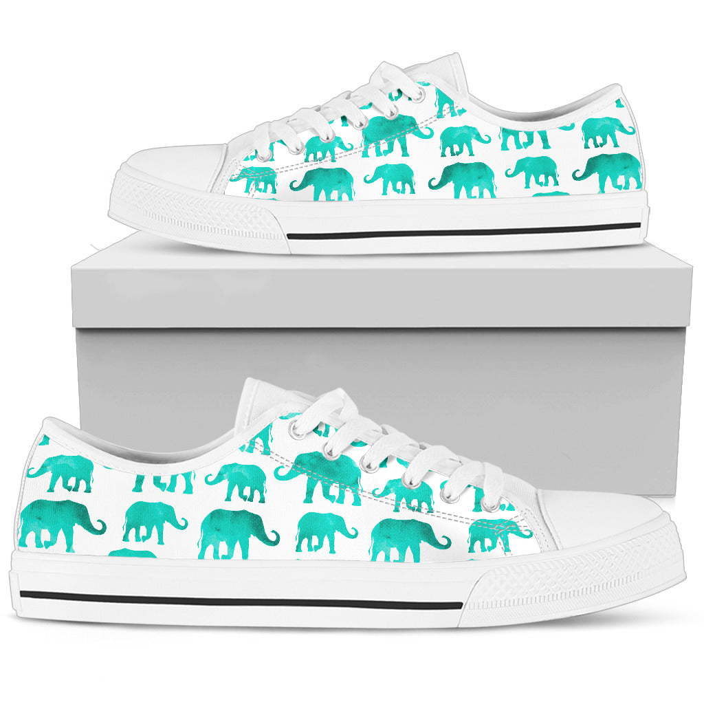 Watercolor Elephant Shoes | woodation.myshopify.com