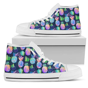 Pineapple Love Hgh-Top Shoes | woodation.myshopify.com