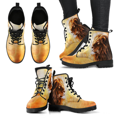 Spiritual Lion Boots | woodation.myshopify.com