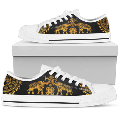 Golden Mandala Shoes | woodation.myshopify.com