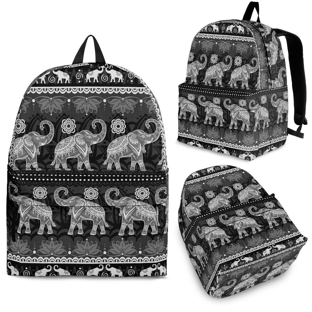 Elephant Mandala Backpack | woodation.myshopify.com