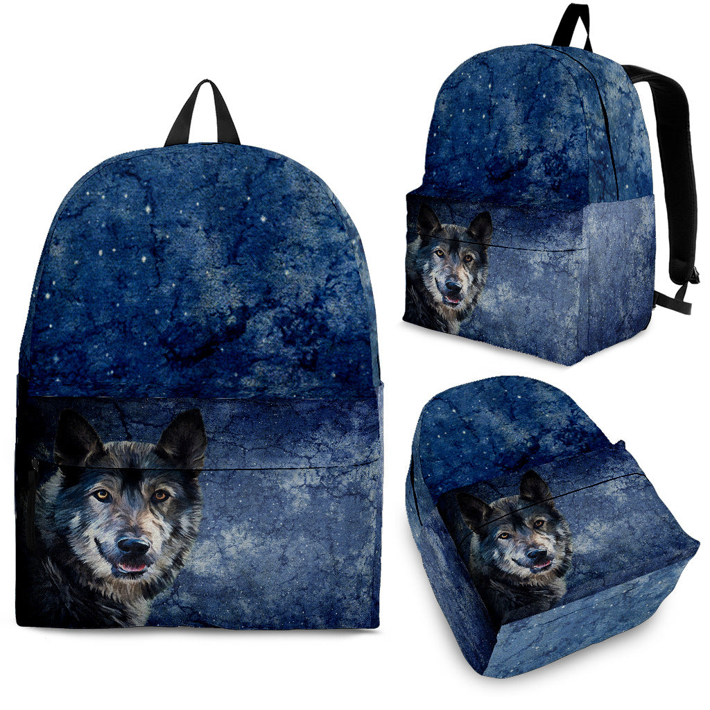 Wild Wolf Backpack | woodation.myshopify.com