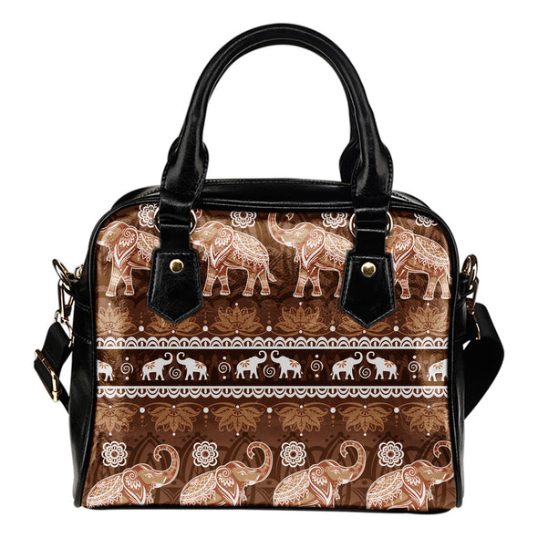 Elephant Shoulder Handbag | woodation.myshopify.com