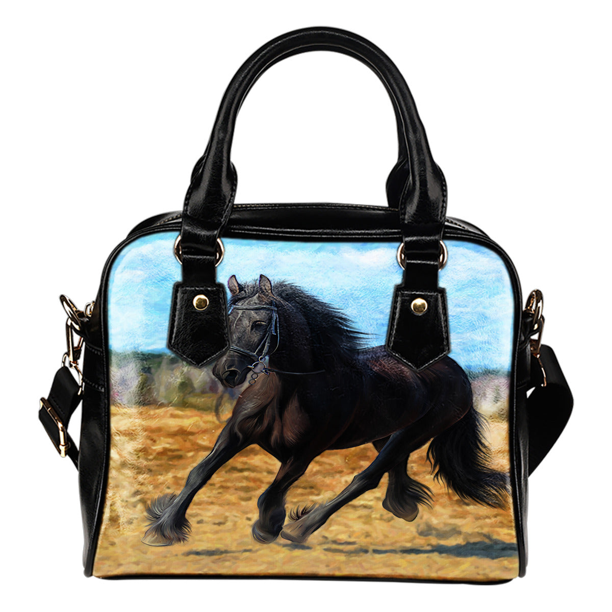 Freedom Horse Shoulder Bag | woodation.myshopify.com