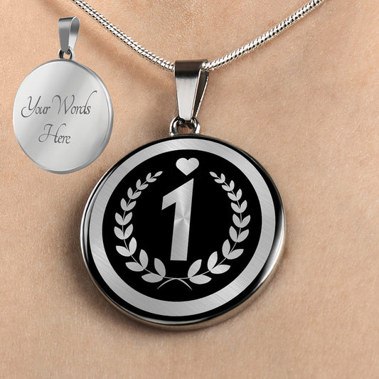 Personalized 1st Year Anniversary Gift Necklace