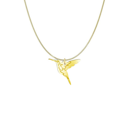 Silver Hummingbird Necklace