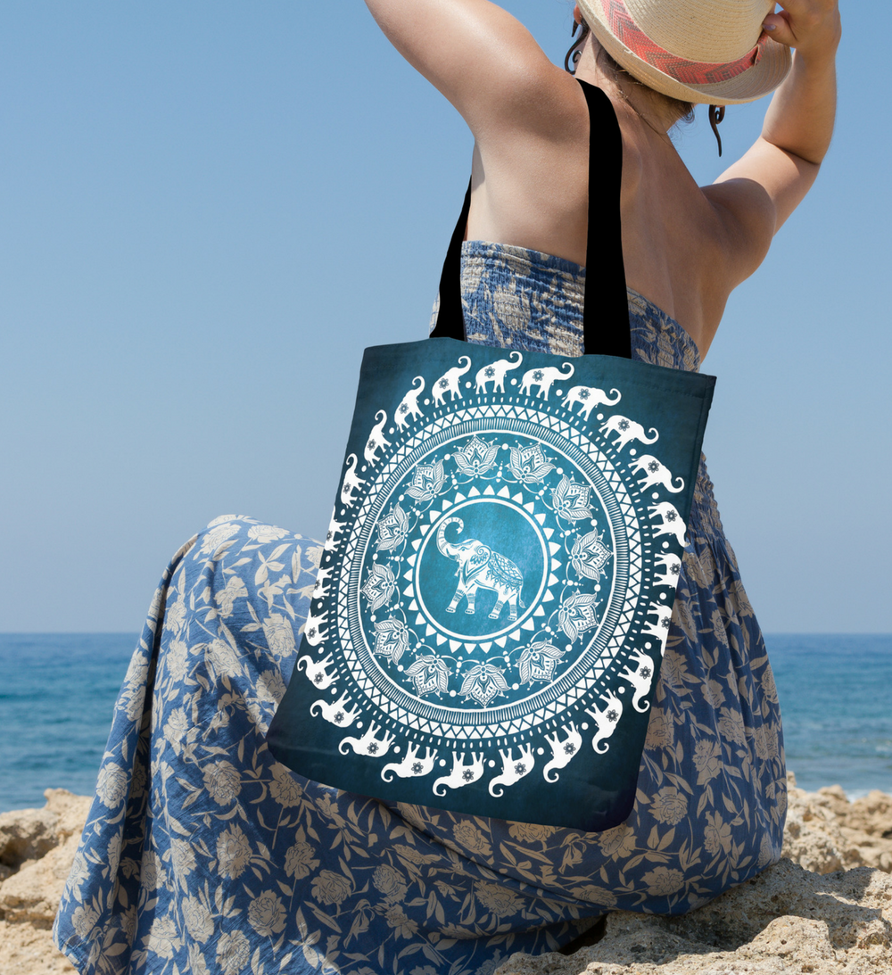 Camel Mandala Handbag, indian cotton tote bag, designer shopping bags for  Women | eBay