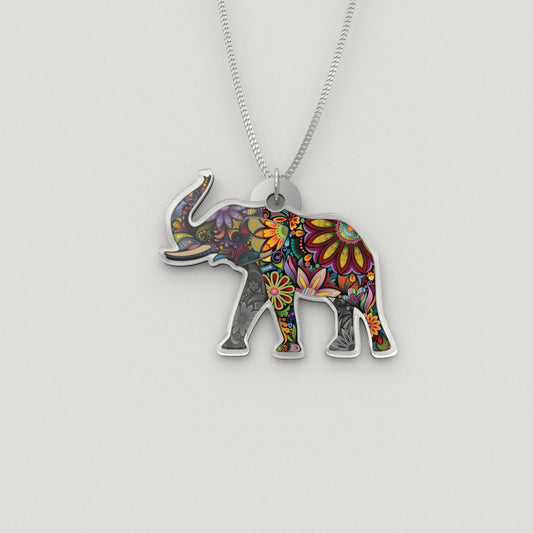 Bohemian Elephant Necklace