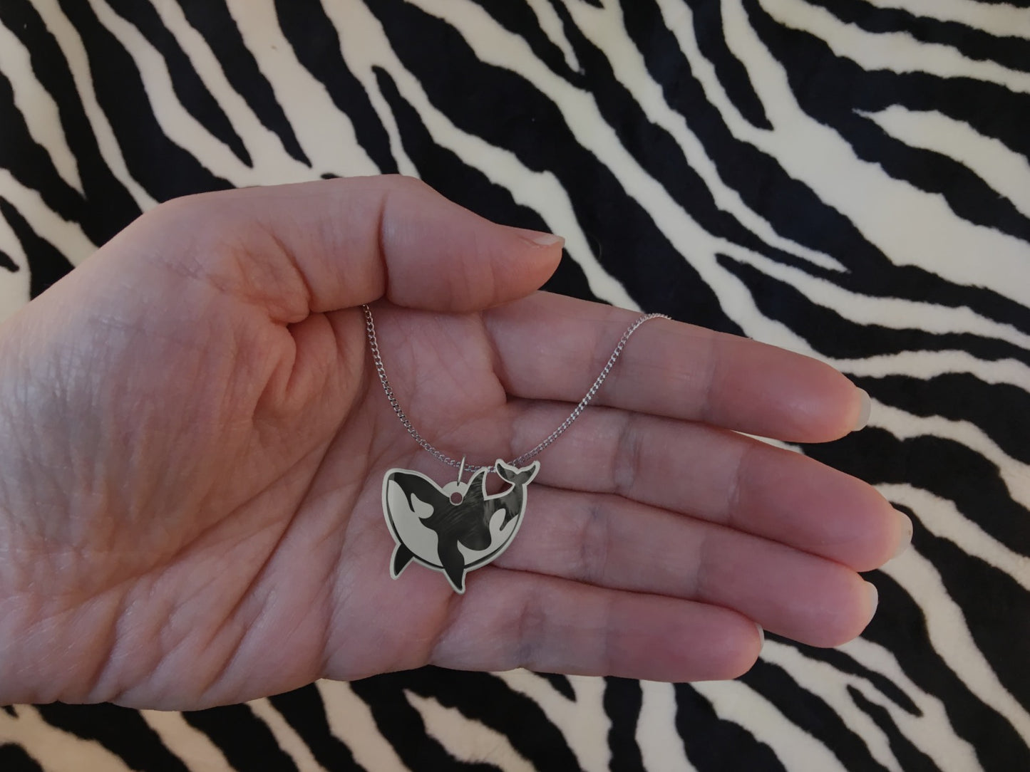 Personalized Killer Whale Necklace
