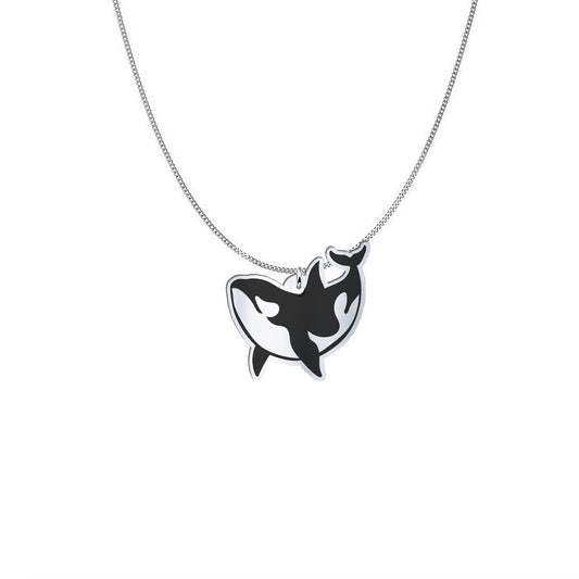 Personalized Killer Whale Necklace