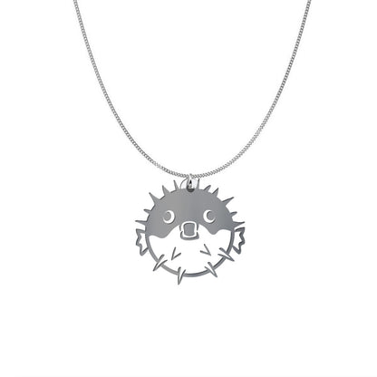 Personalized Puffer Fish Necklace