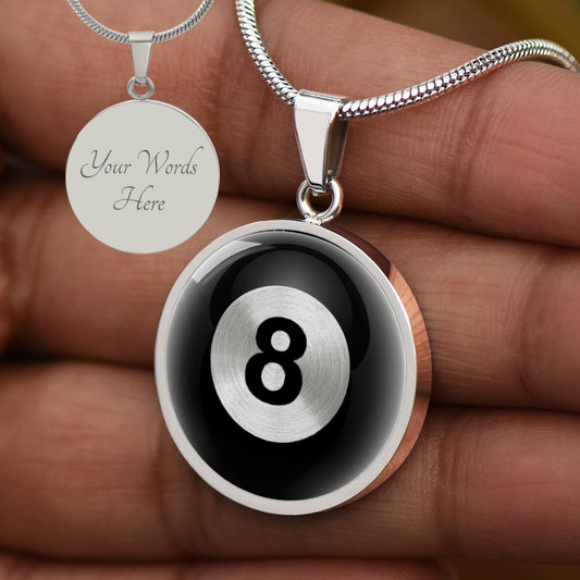 Personalized 8-Ball Necklace